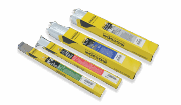 New packaging for coated electrodes and welding wires.