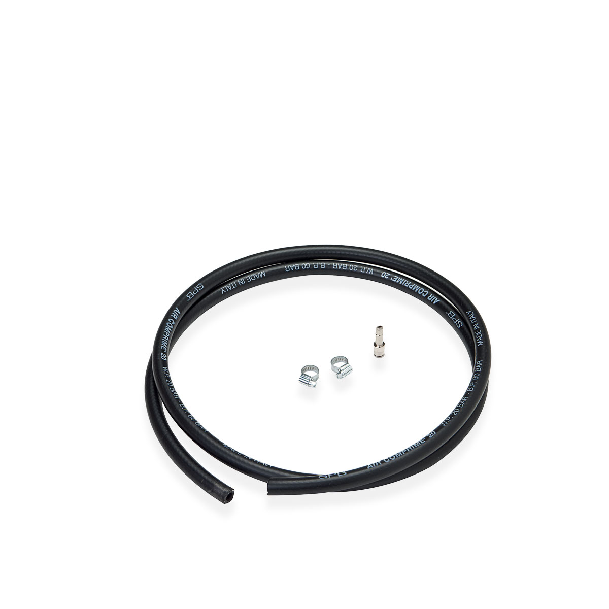 Manguera gas 1,5m con abrazaders