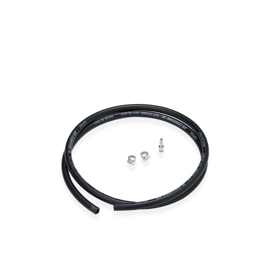 Gas hose 1,5m with metal bands