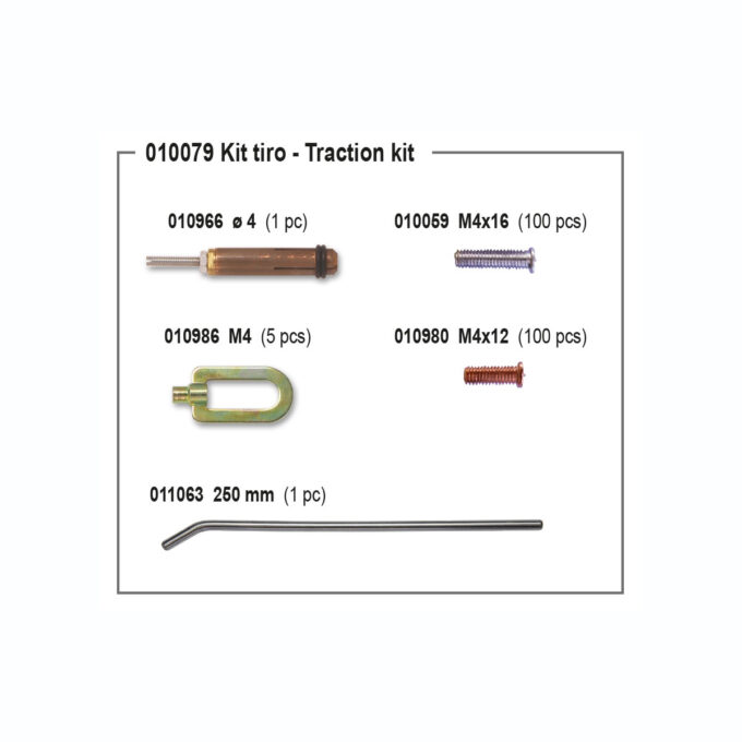 Kit pernos roscados Al + Fe