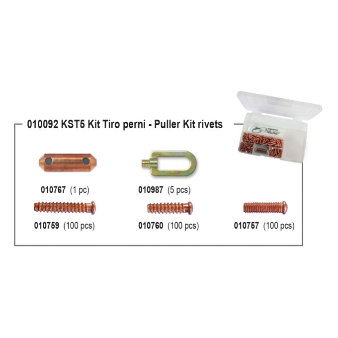 Kit tiro / Perni acciaio KST5