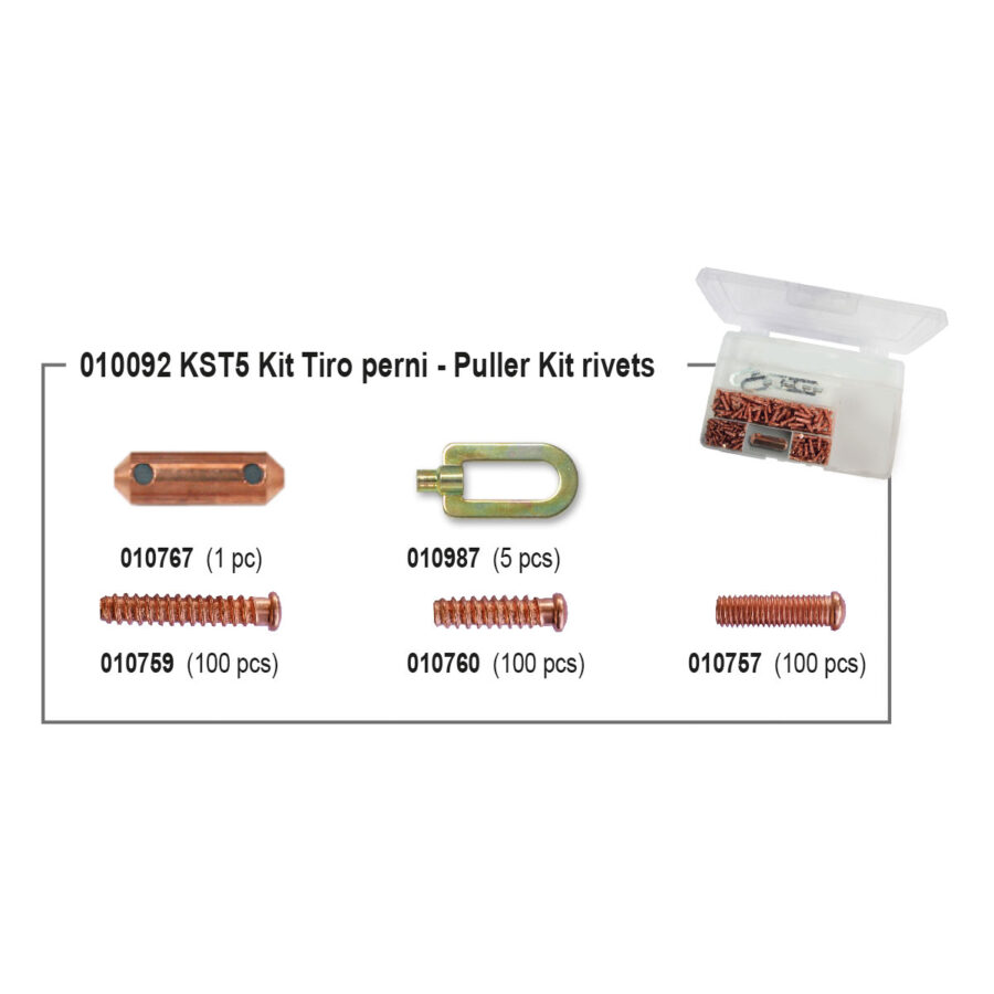 Puller kit / Steel rivets KST5