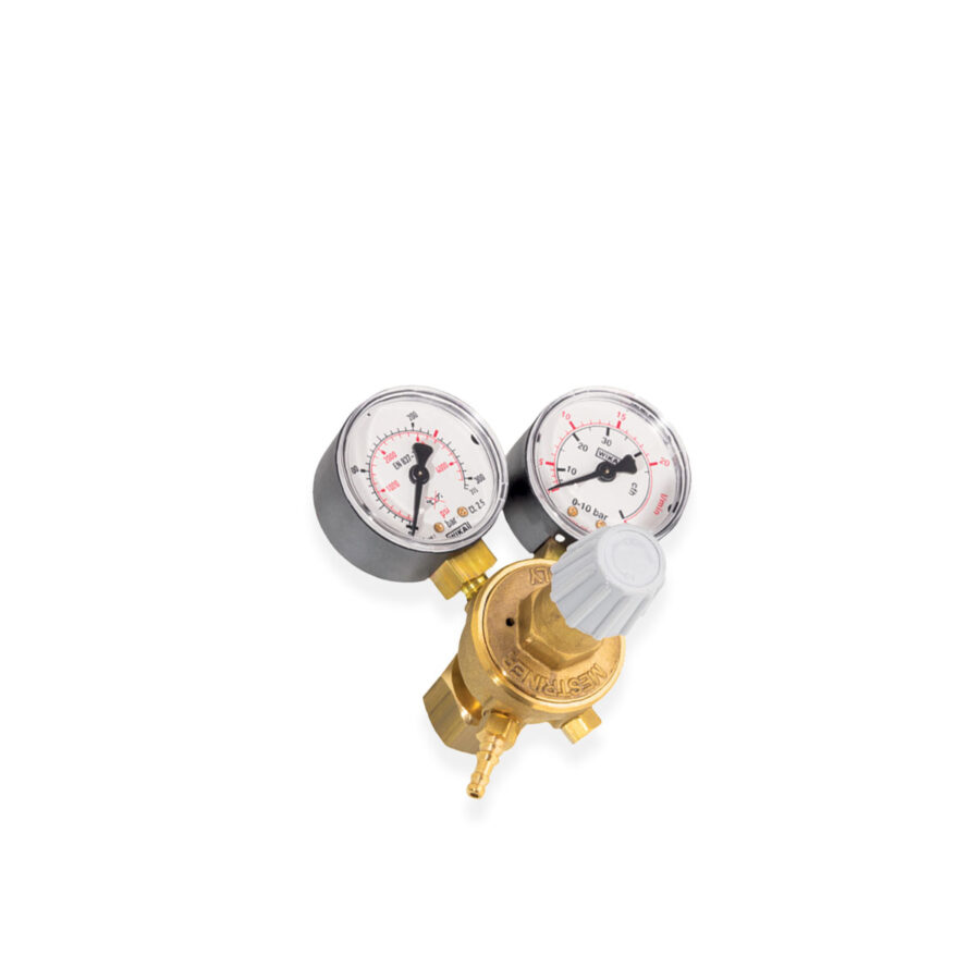 Pressure reducer CO2, 2 manometers small