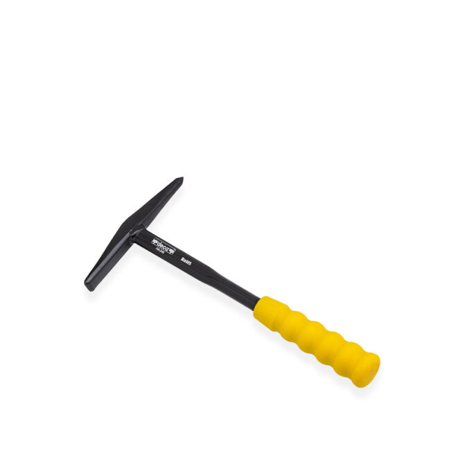Hammer with covered metal handle