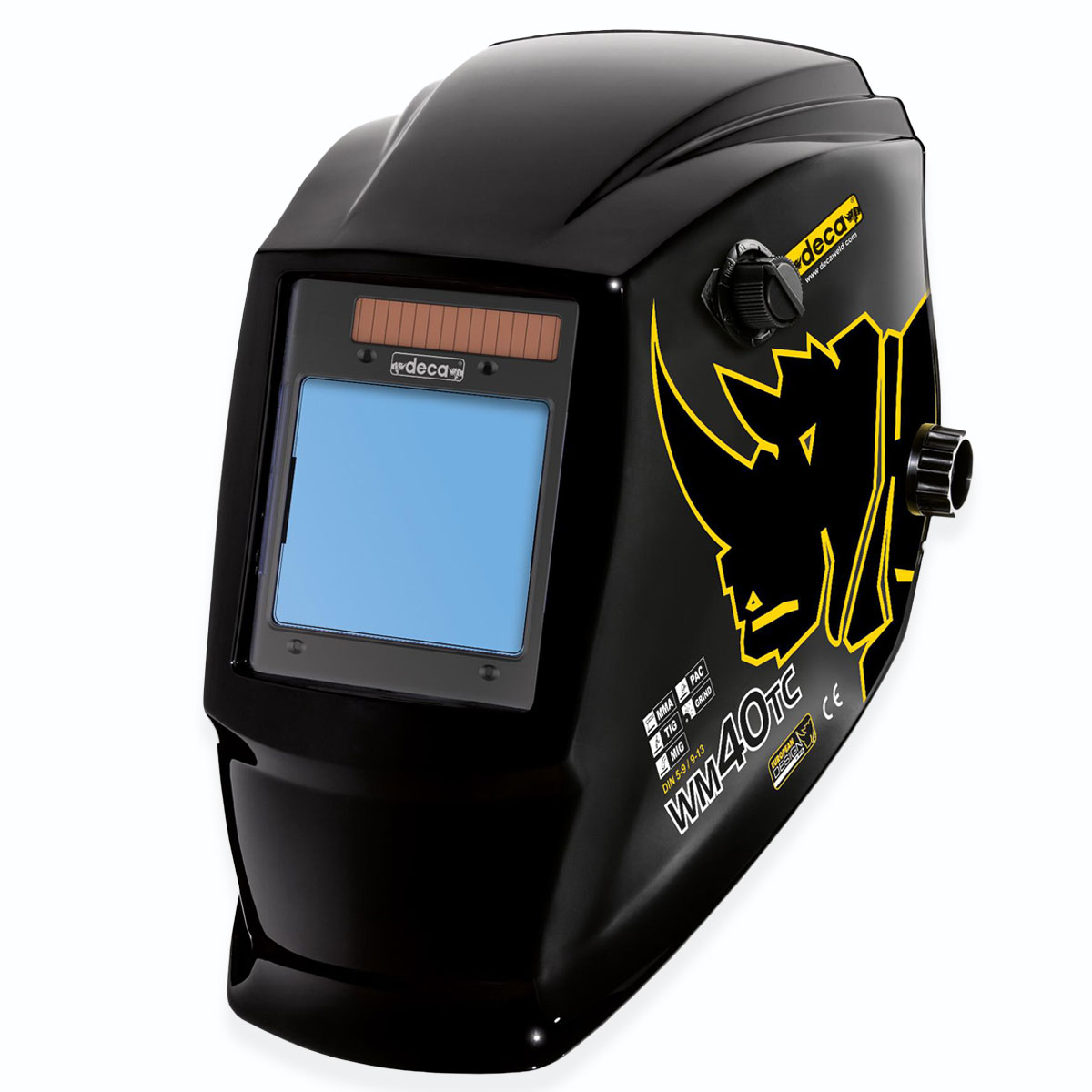 WM 40TC Pantalla-casco con filtro electronico LCD DIN 5>13 TRUE COLOR