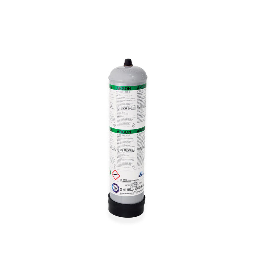 Argon 0,11m3 / 110Bar -  1L not refillable cylinder