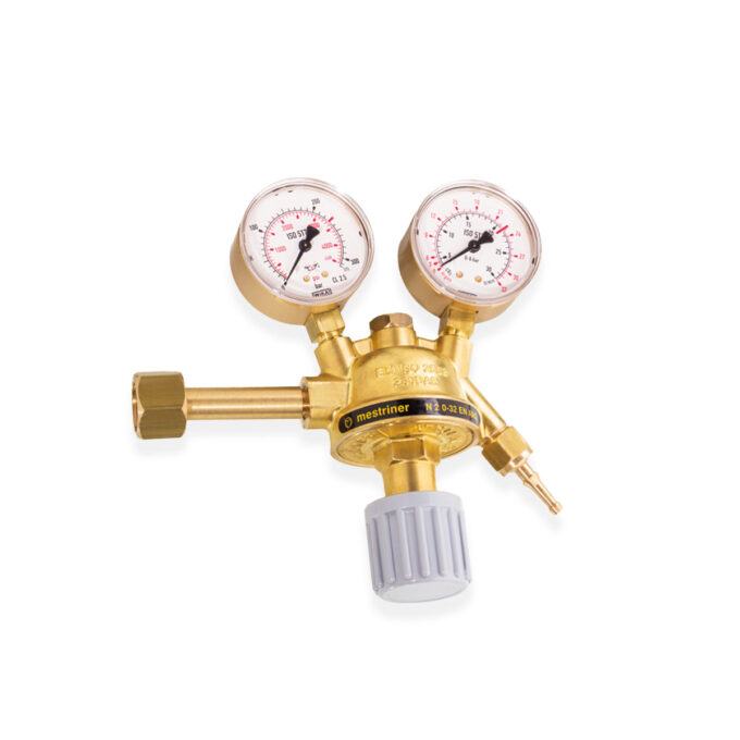 Riduttore di pressione CO2, 2 manometri