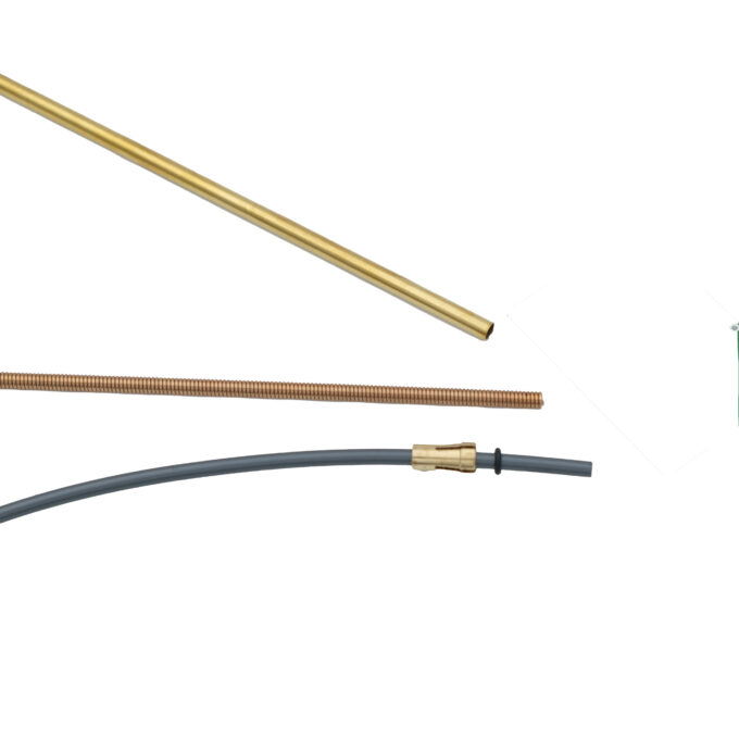 Liner teflon 1,2-1,6mm 12% graphite 4m copper termination