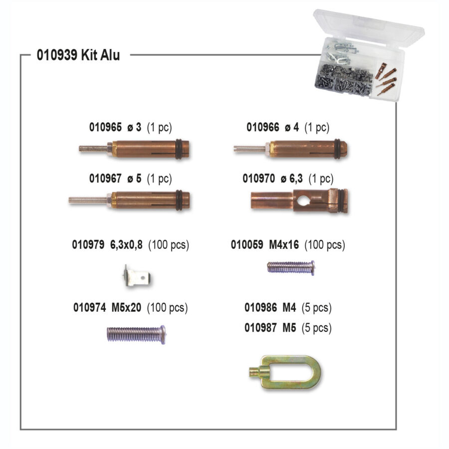 Kit for aluminum welding
