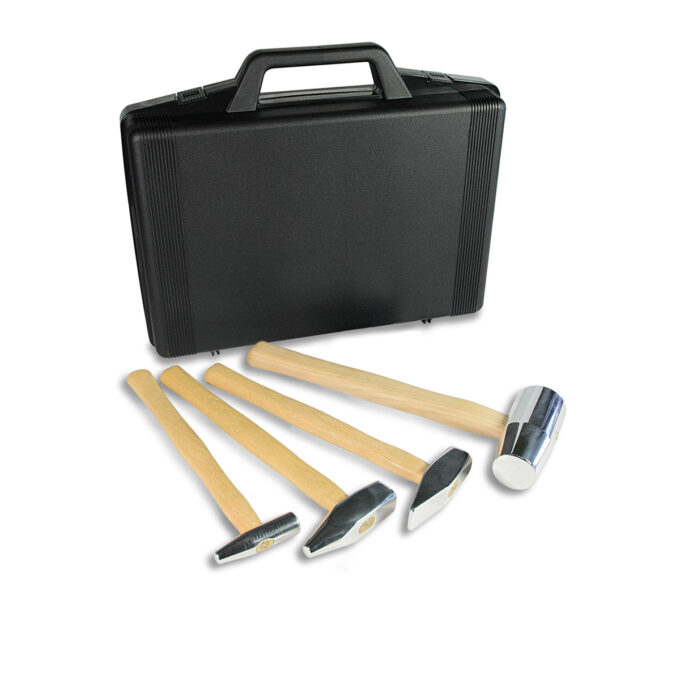 Set 4 martillos de aluminio