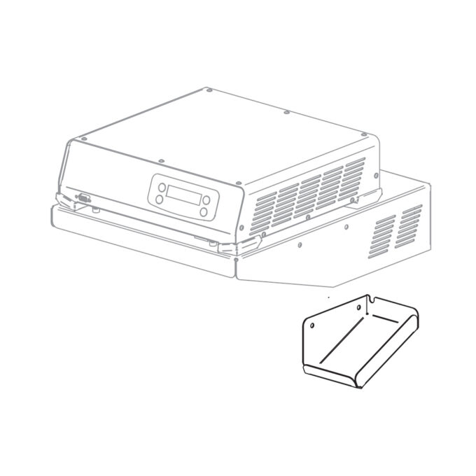 Printer stand for wall shelf
