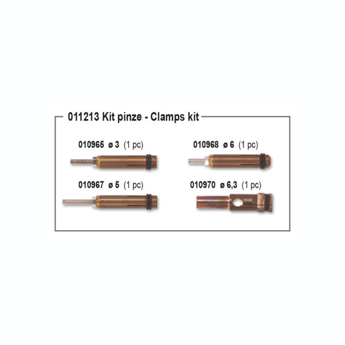 Kit mandrels D.3,0 - 5,0 - 6,0mm - faston