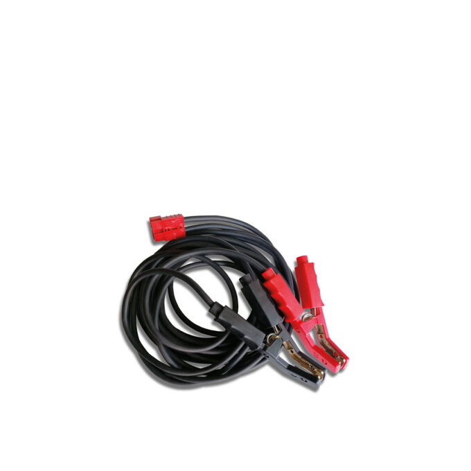 Insulated clamps + cables 5m