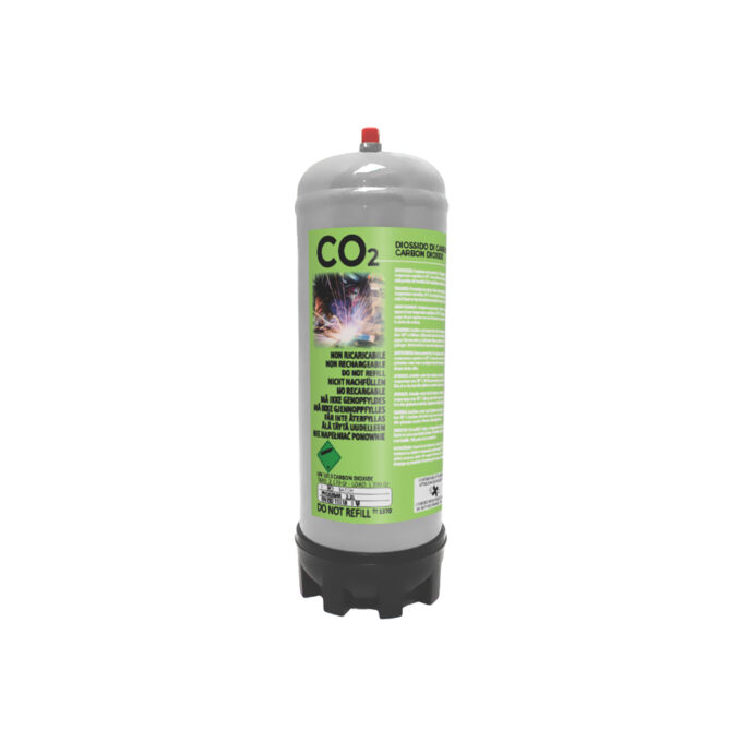 CO2 1300gr - 2,2L not refillable cylinder